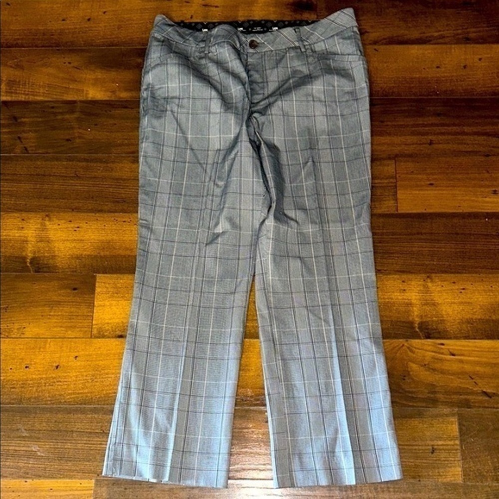 Lee Charcoal Checkered Pants   PM2